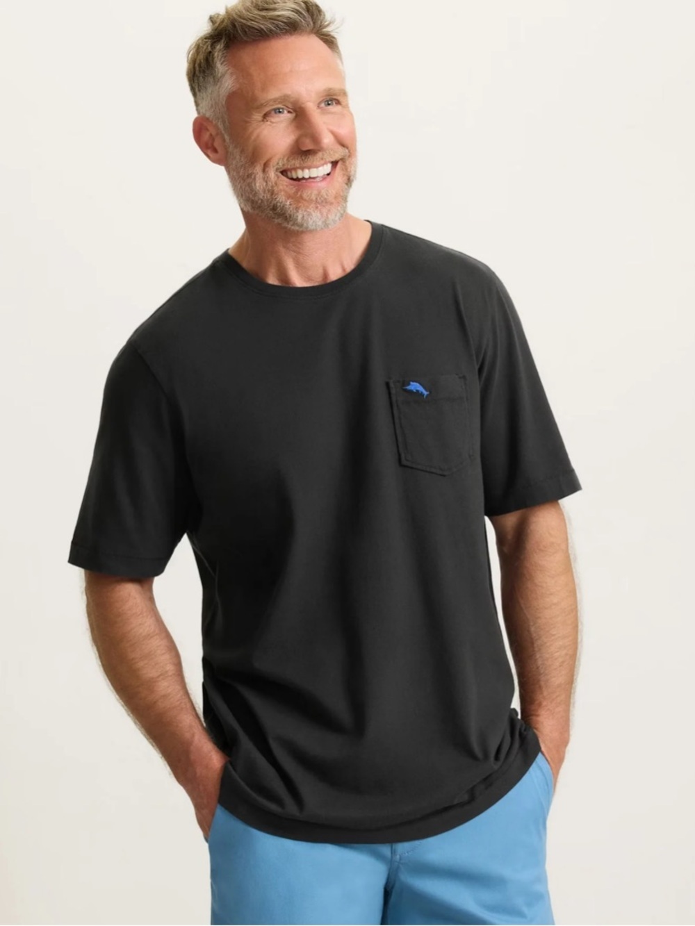 Tommy Bahama Black Bali Skyline Tee XXL